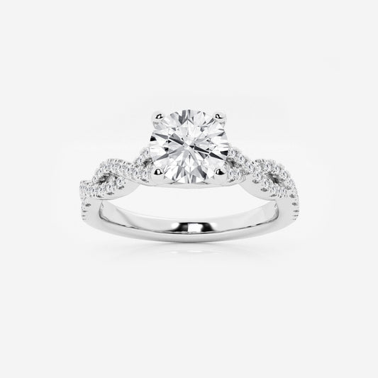 Arden - Double Twist Design Engagement Ring