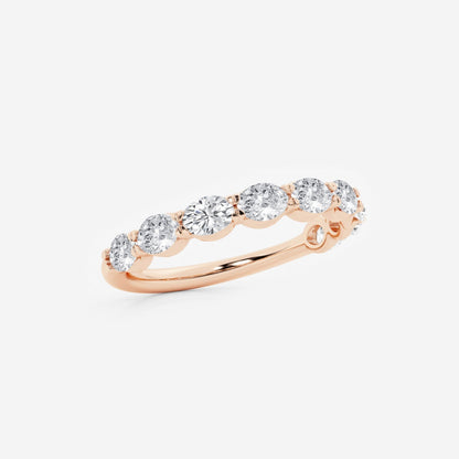 Arden - Sleek East-West Design Wedding Ring