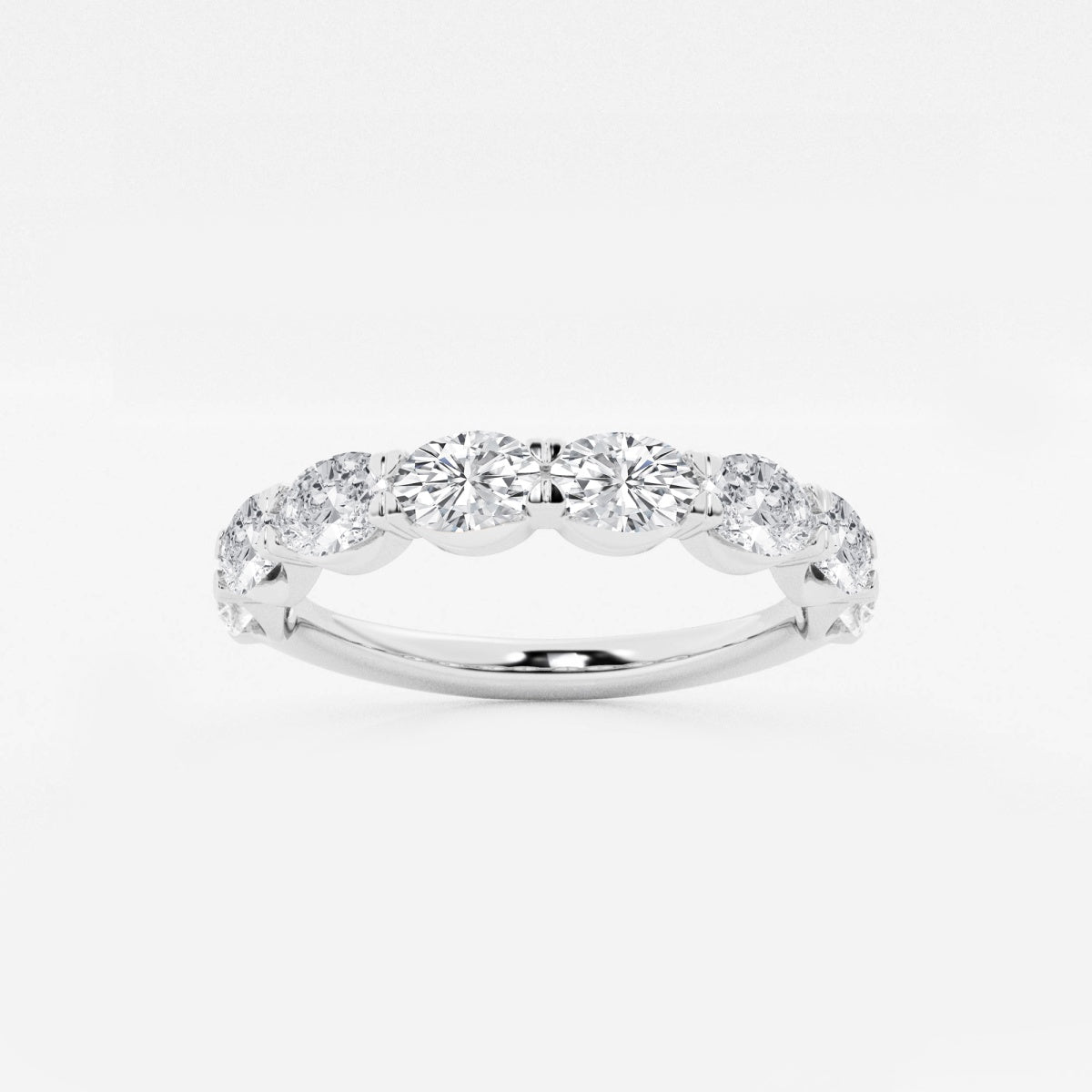 Arden - Sleek East-West Design Wedding Ring