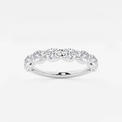 Arden - Sleek East-West Design Wedding Ring