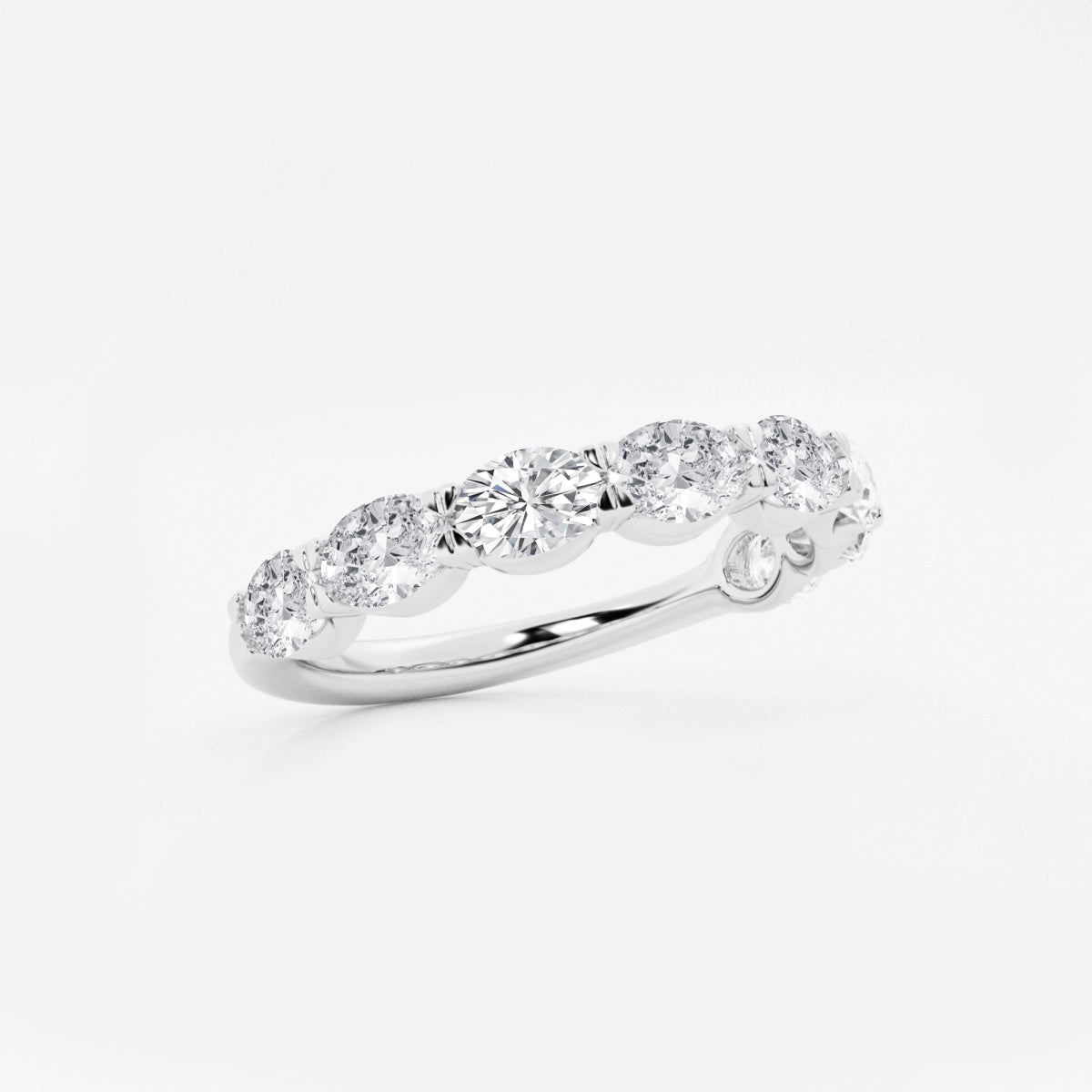 Arden - Sleek East-West Design Wedding Ring