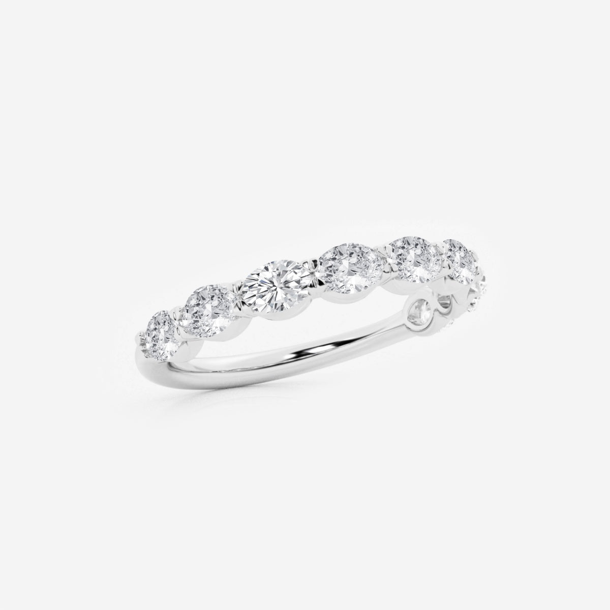 Arden - Sleek East-West Design Wedding Ring