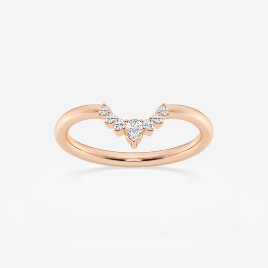 Aria - Crescent-Inspired Stackable Wedding Ring