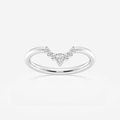 Aria - Crescent-Inspired Stackable Wedding Ring