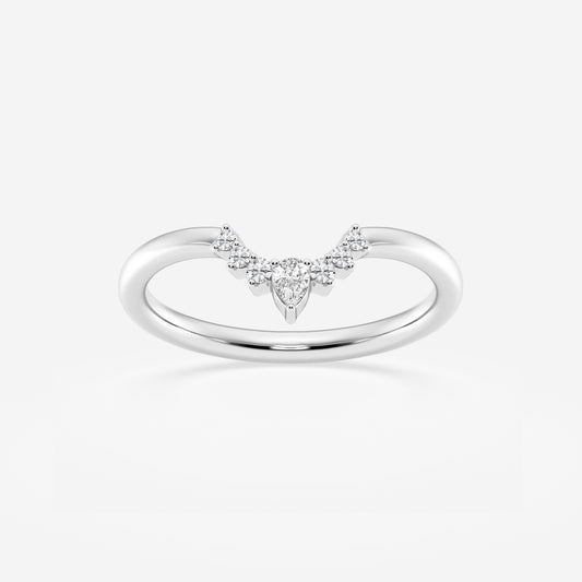 Aria - Crescent-Inspired Stackable Wedding Ring