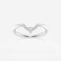 Aria - Crescent-Inspired Stackable Wedding Ring