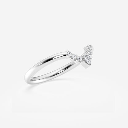 Aria - Crescent-Inspired Stackable Wedding Ring