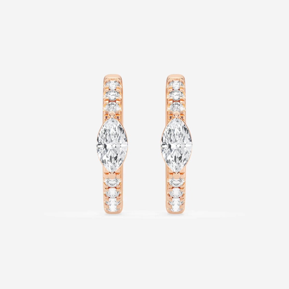 Aria - Delicate Marquise Details Earrings