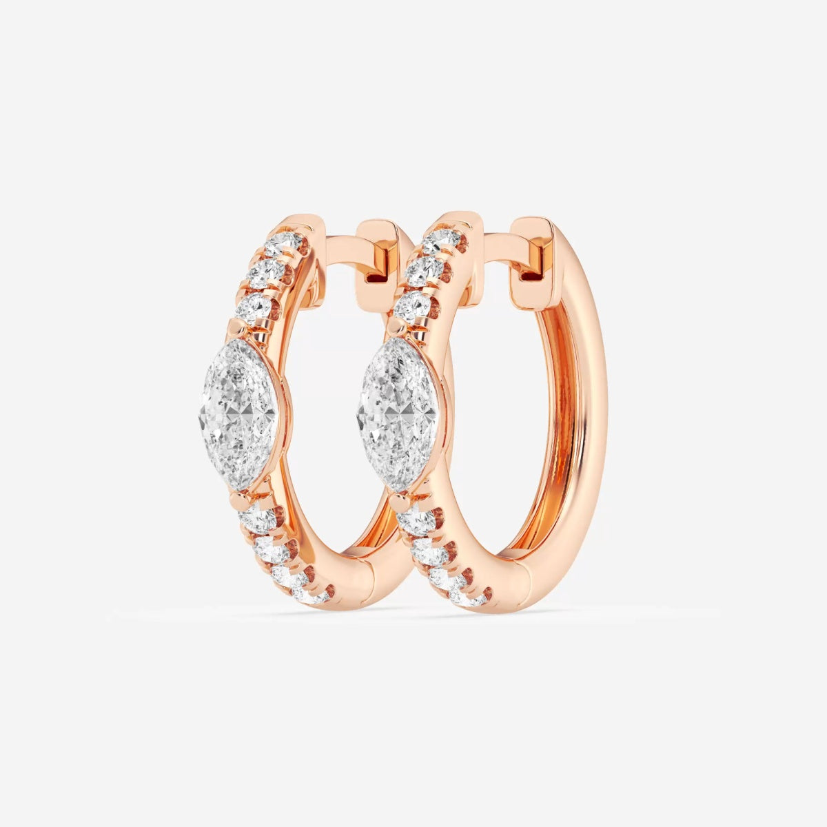 Aria - Delicate Marquise Details Earrings