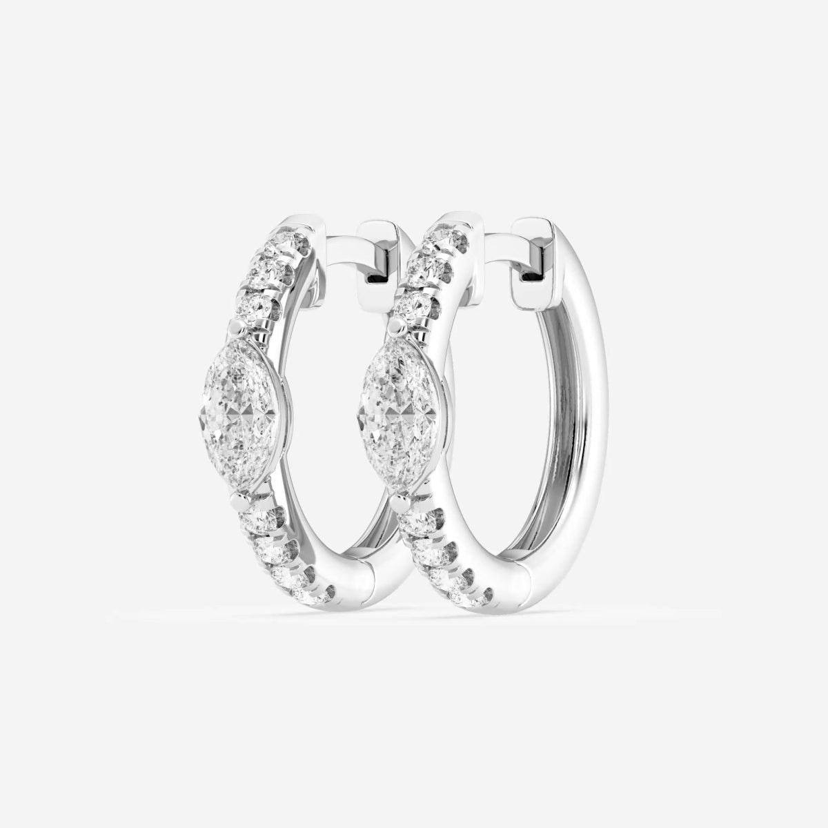 Aria - Delicate Marquise Details Earrings