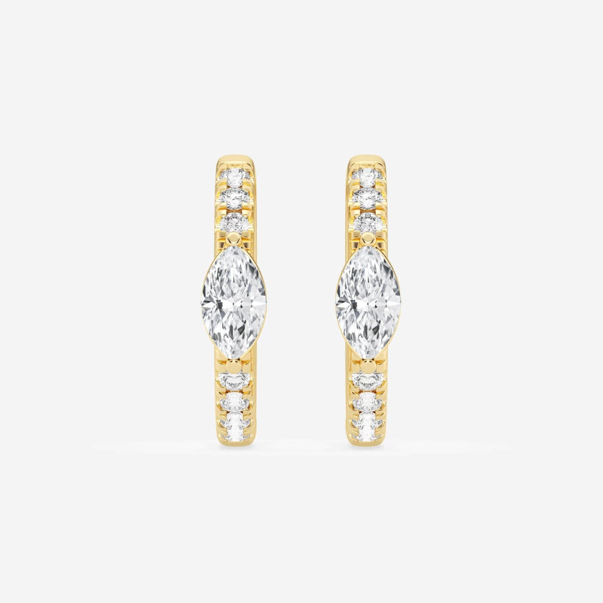 Aria - Delicate Marquise Details Earrings