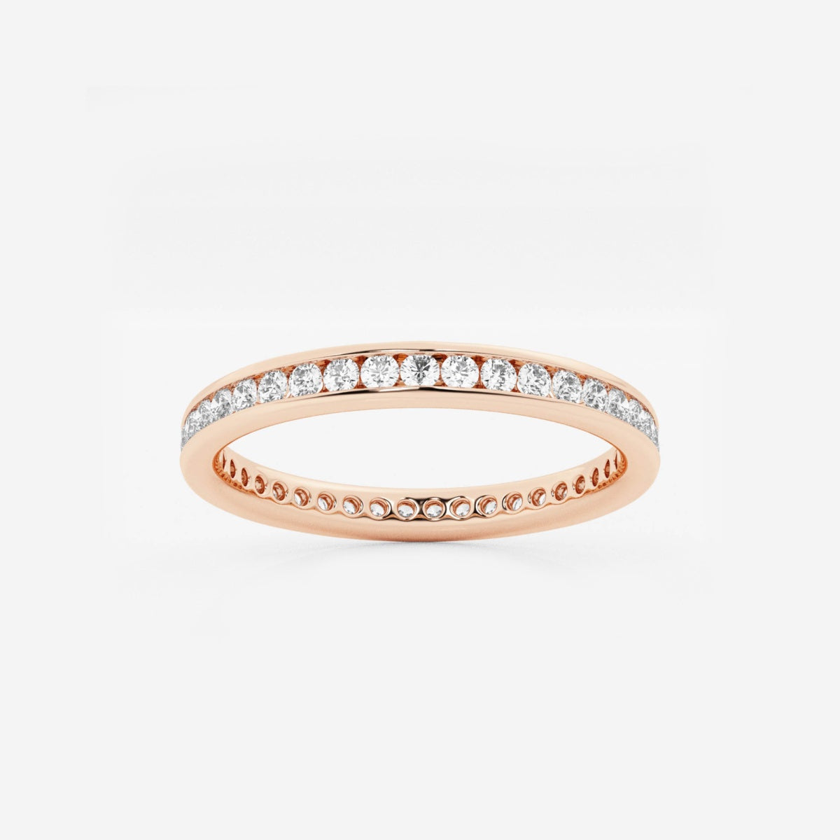 Aurora - Channel Set Design Wedding Ring