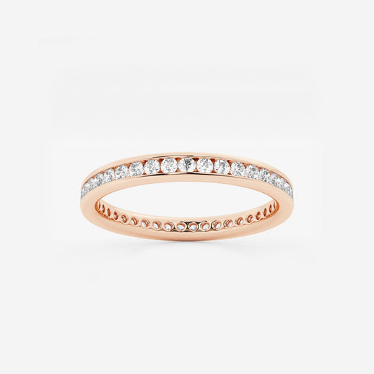 Aurora - Channel Set Design Wedding Ring