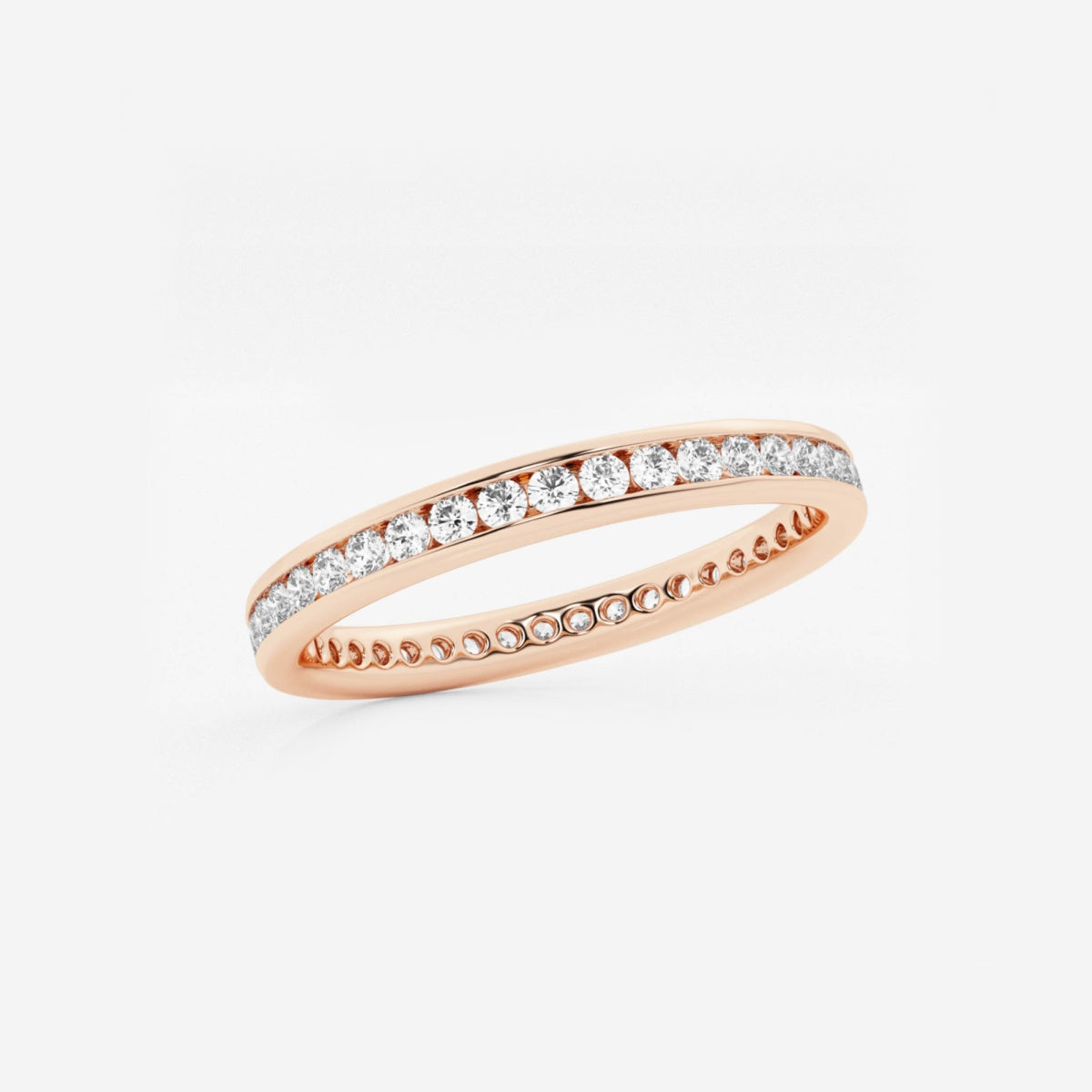 Aurora - Channel Set Design Wedding Ring