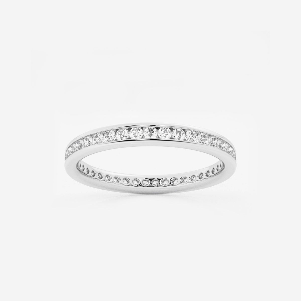 Aurora - Channel Set Design Wedding Ring