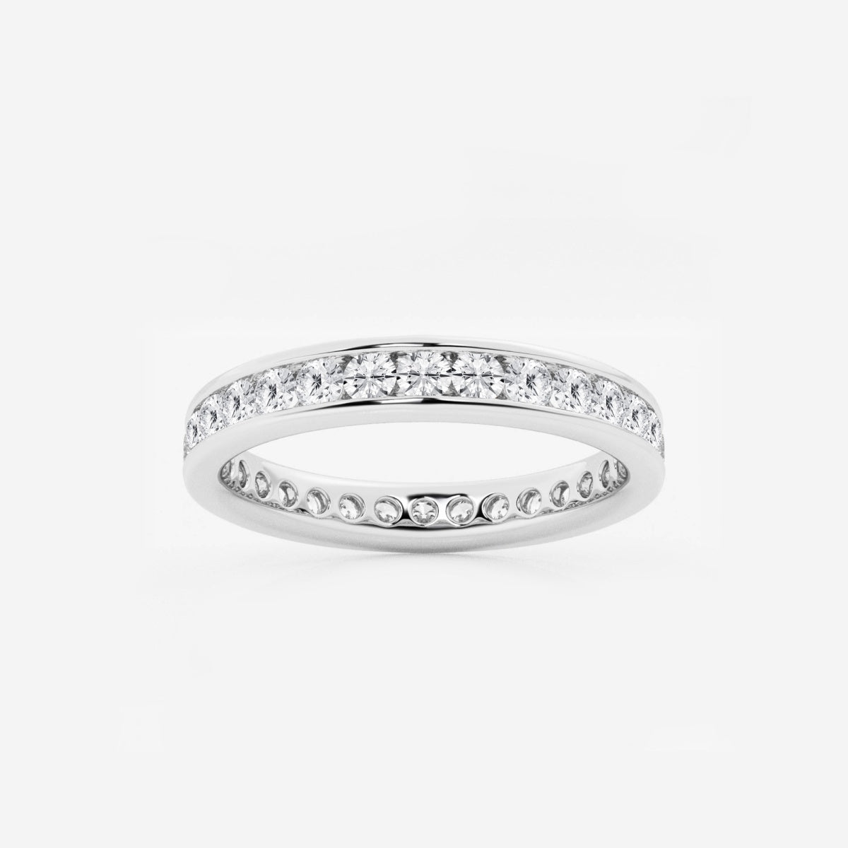 Aurora - Channel Set Design Wedding Ring