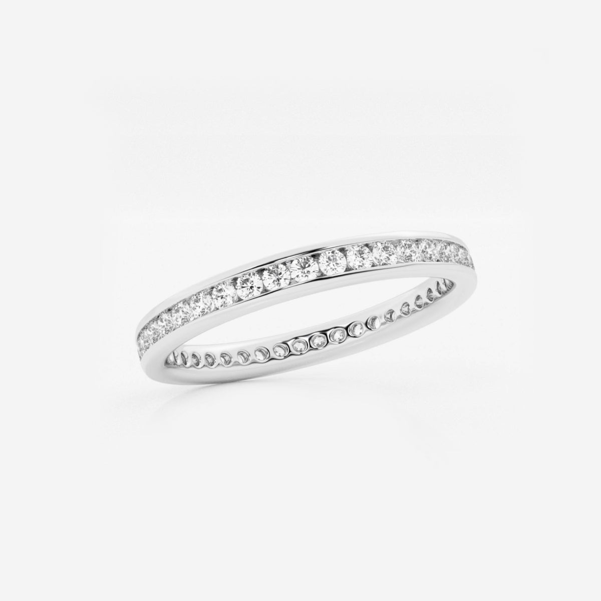 Aurora - Channel Set Design Wedding Ring