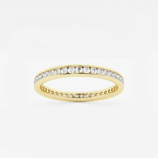 Aurora - Channel Set Design Wedding Ring