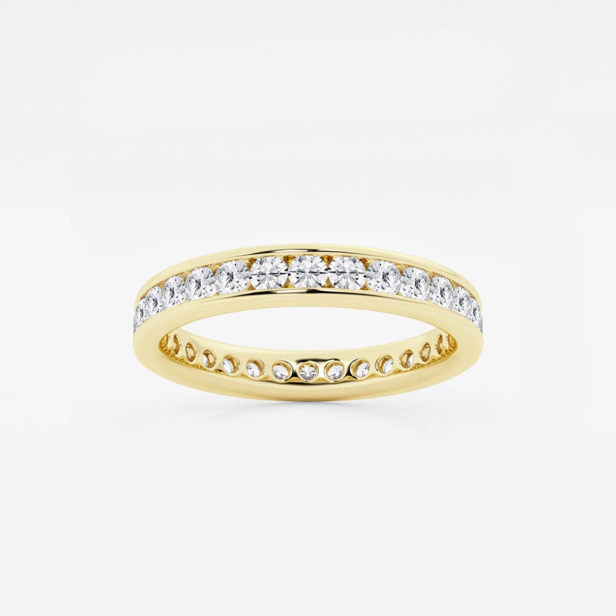 Aurora - Channel Set Design Wedding Ring