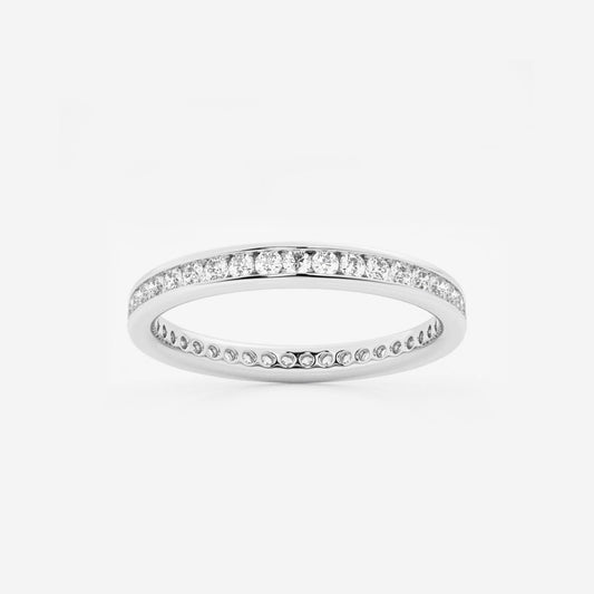 Aurora - Channel Set Design Wedding Ring