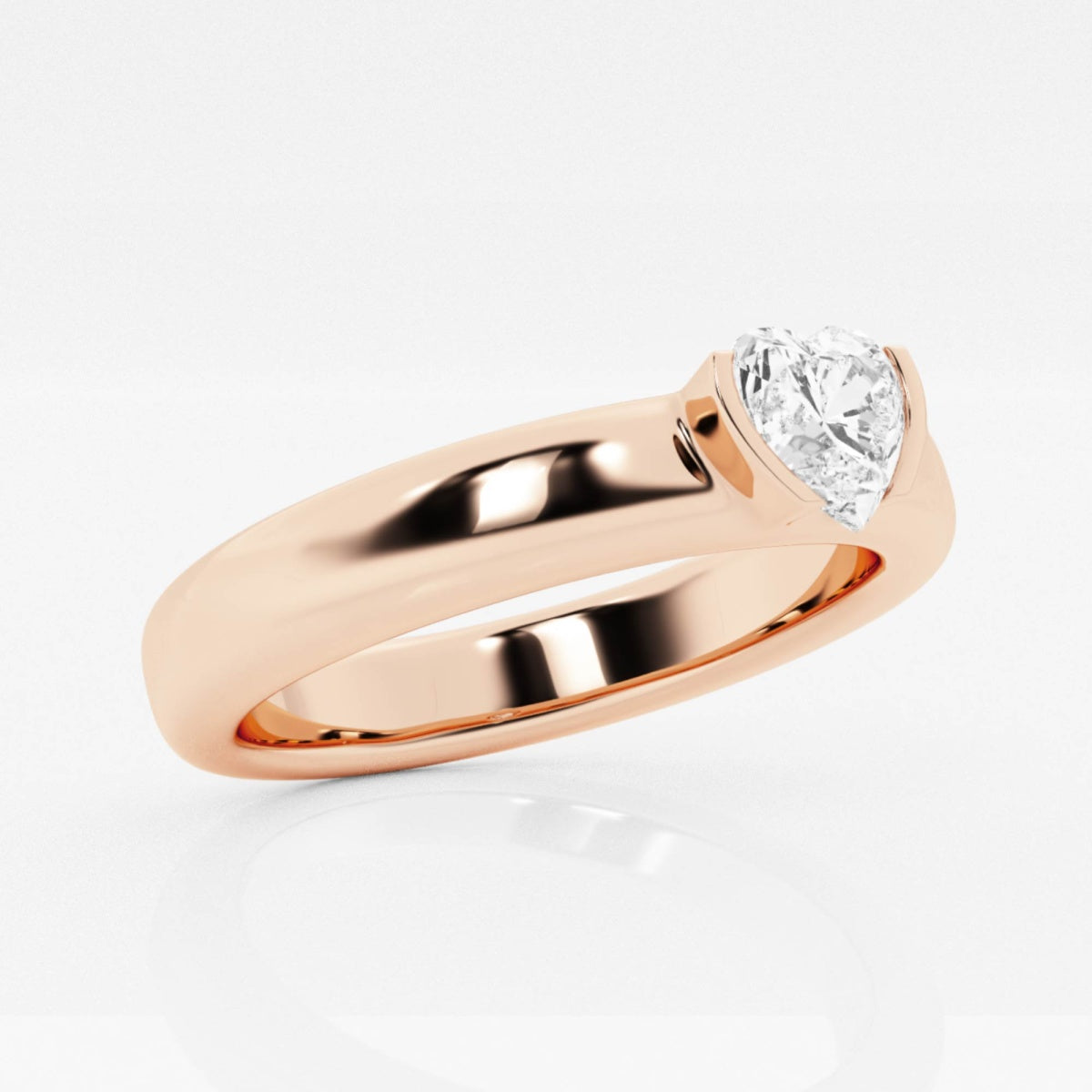 Aurora - Modern Heart Design Rings