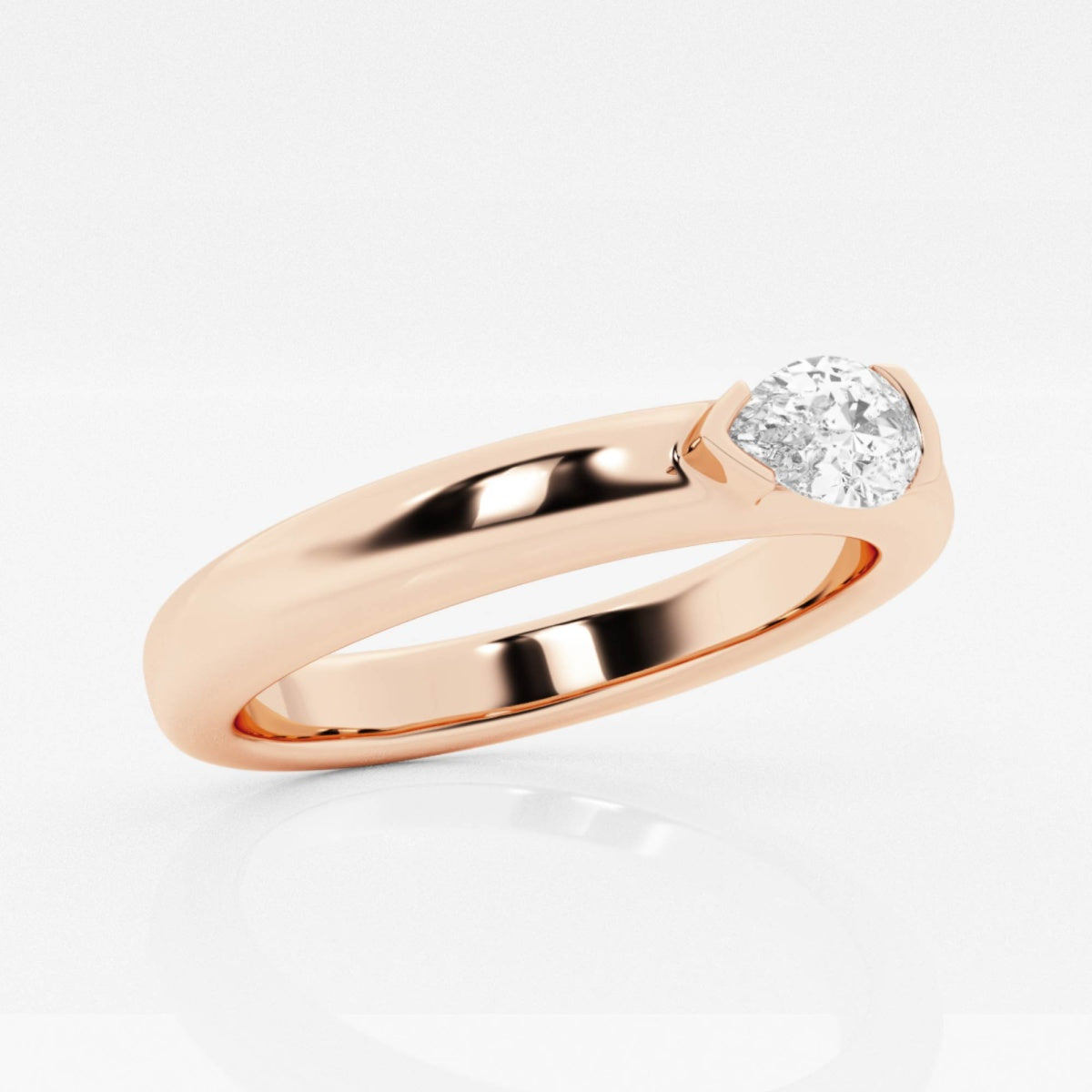 Aurora - Modern Heart Design Rings