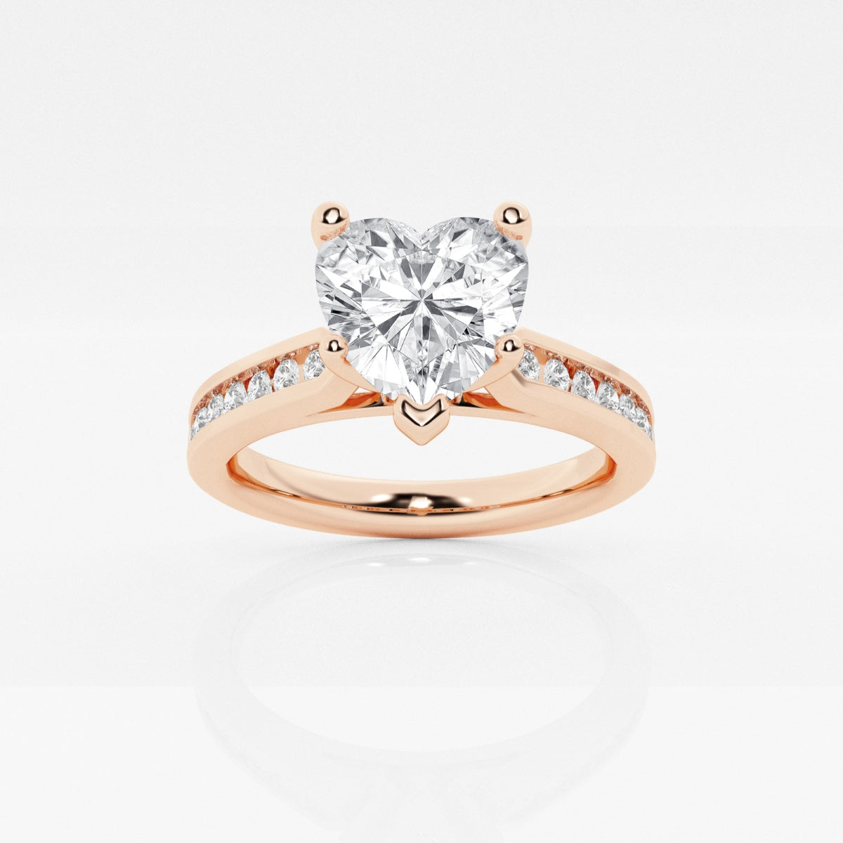 Avery - Channel Set Elegance Engagement Ring