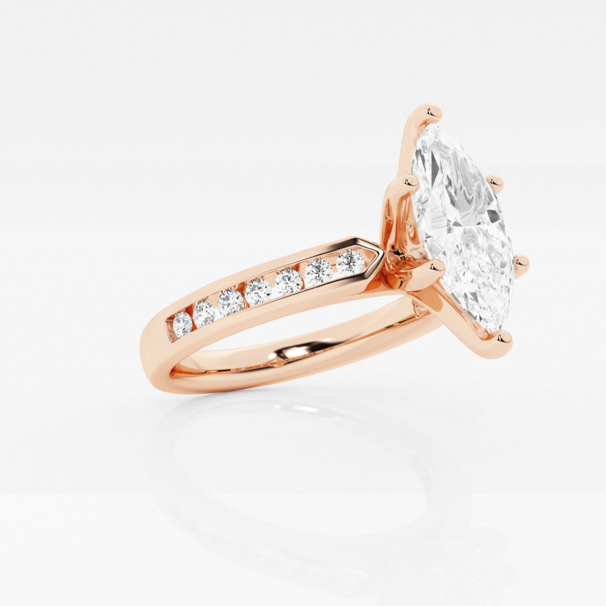 Avery - Channel Set Elegance Engagement Ring