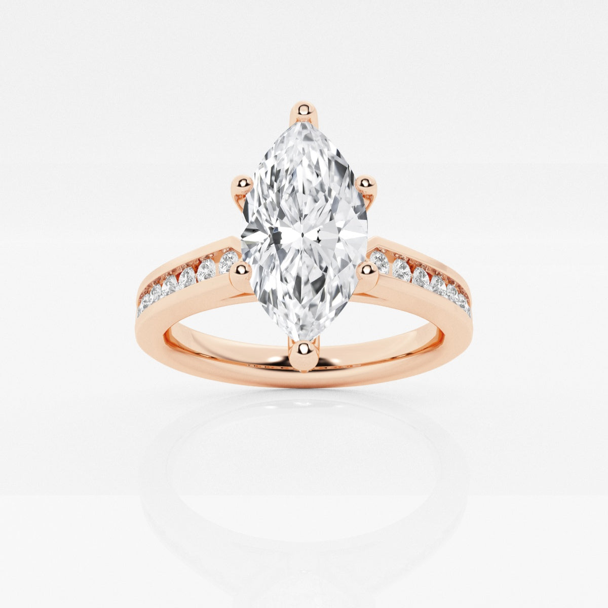 Avery - Channel Set Elegance Engagement Ring