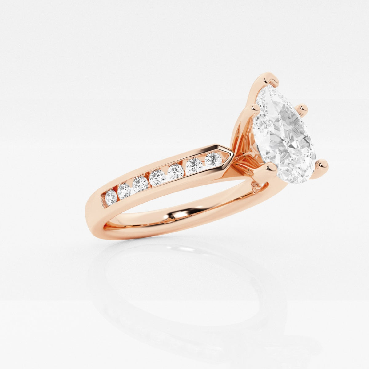 Avery - Channel Set Elegance Engagement Ring