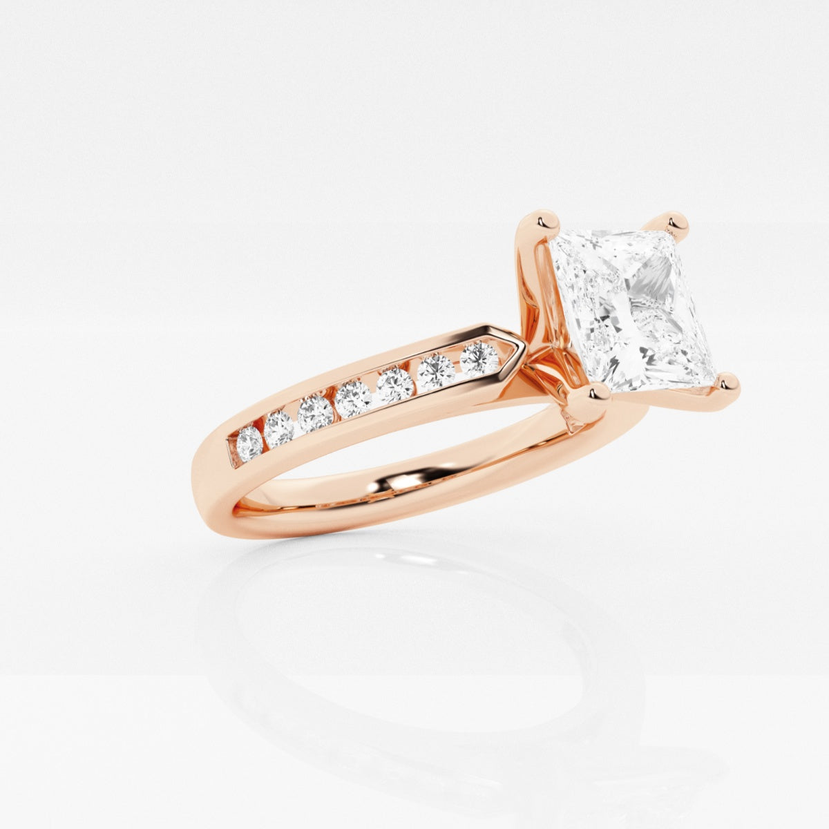 Avery - Channel Set Elegance Engagement Ring