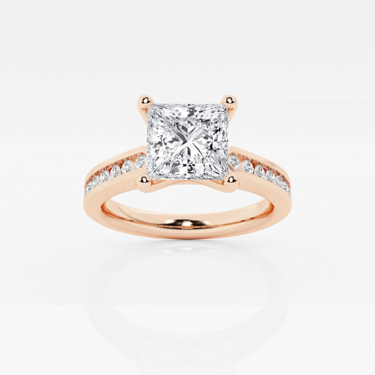 Avery - Channel Set Elegance Engagement Ring