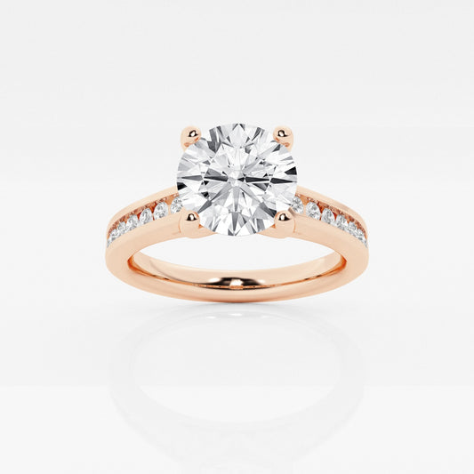 Avery - Channel Set Elegance Engagement Ring