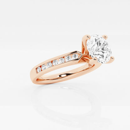 Avery - Channel Set Elegance Engagement Ring