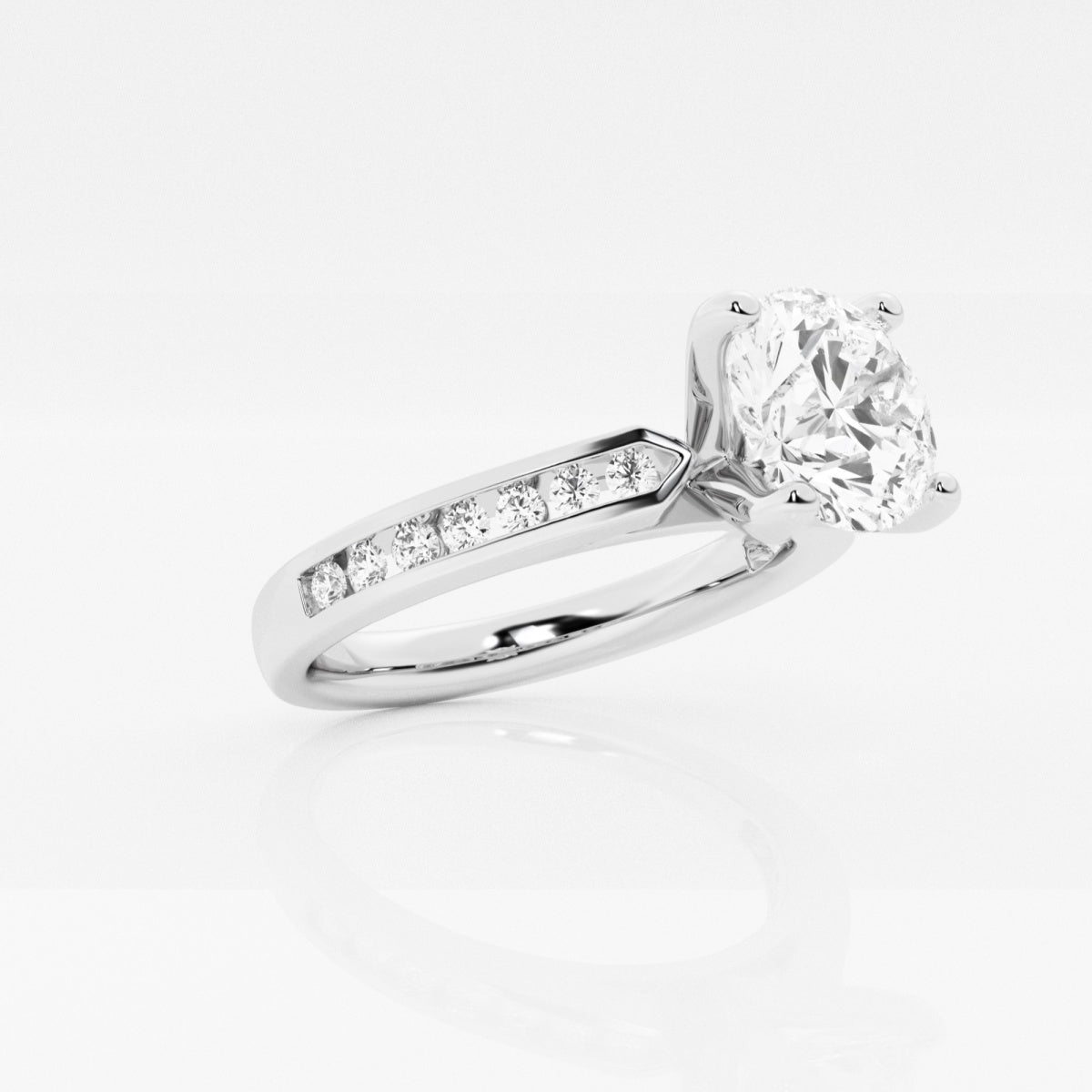 Avery - Channel Set Elegance Engagement Ring