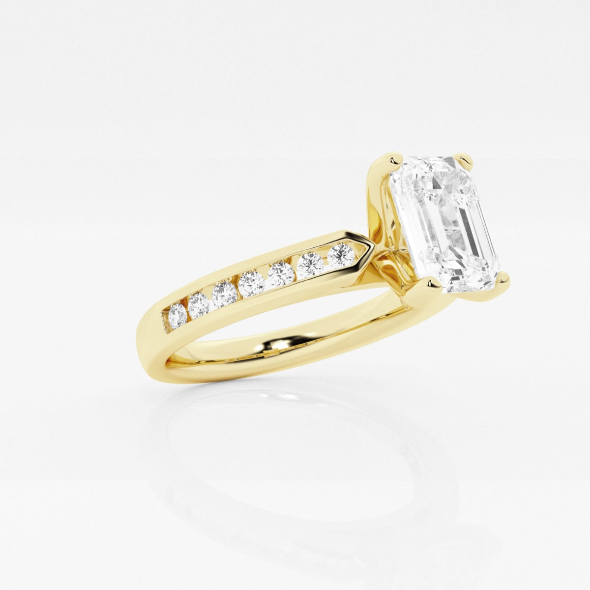 Avery - Channel Set Elegance Engagement Ring