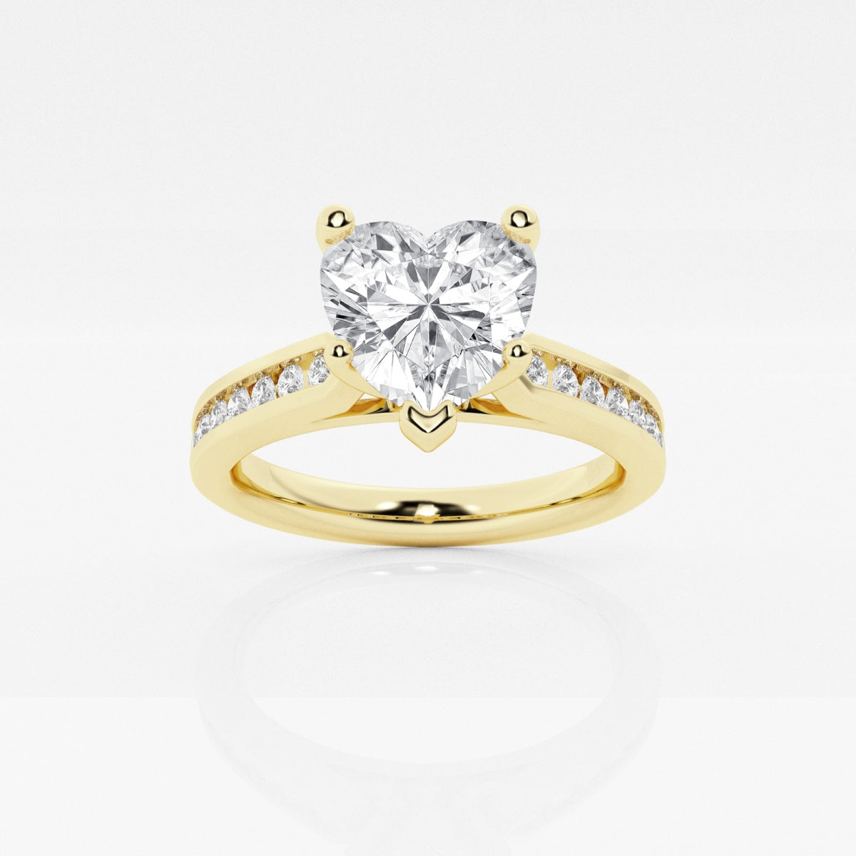 Avery - Channel Set Elegance Engagement Ring