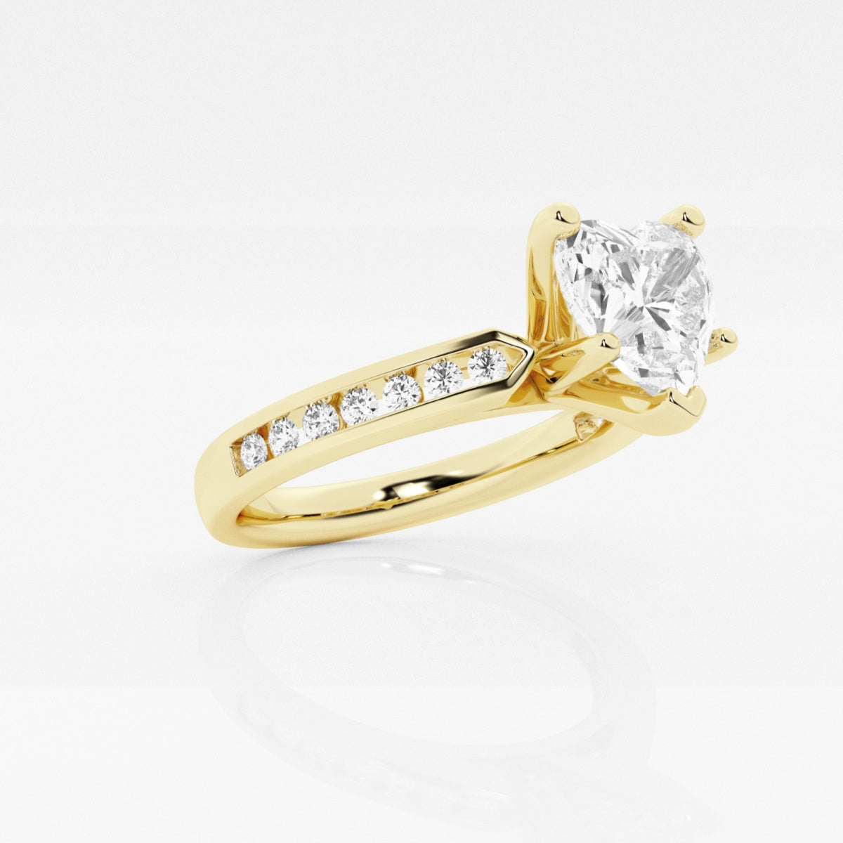 Avery - Channel Set Elegance Engagement Ring