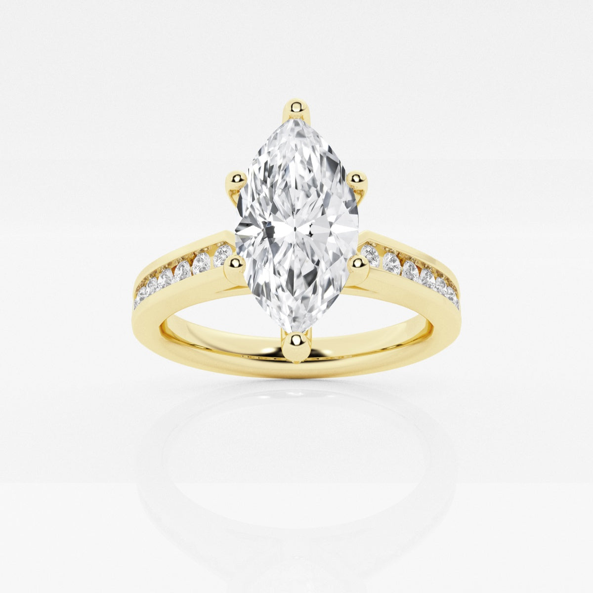 Avery - Channel Set Elegance Engagement Ring