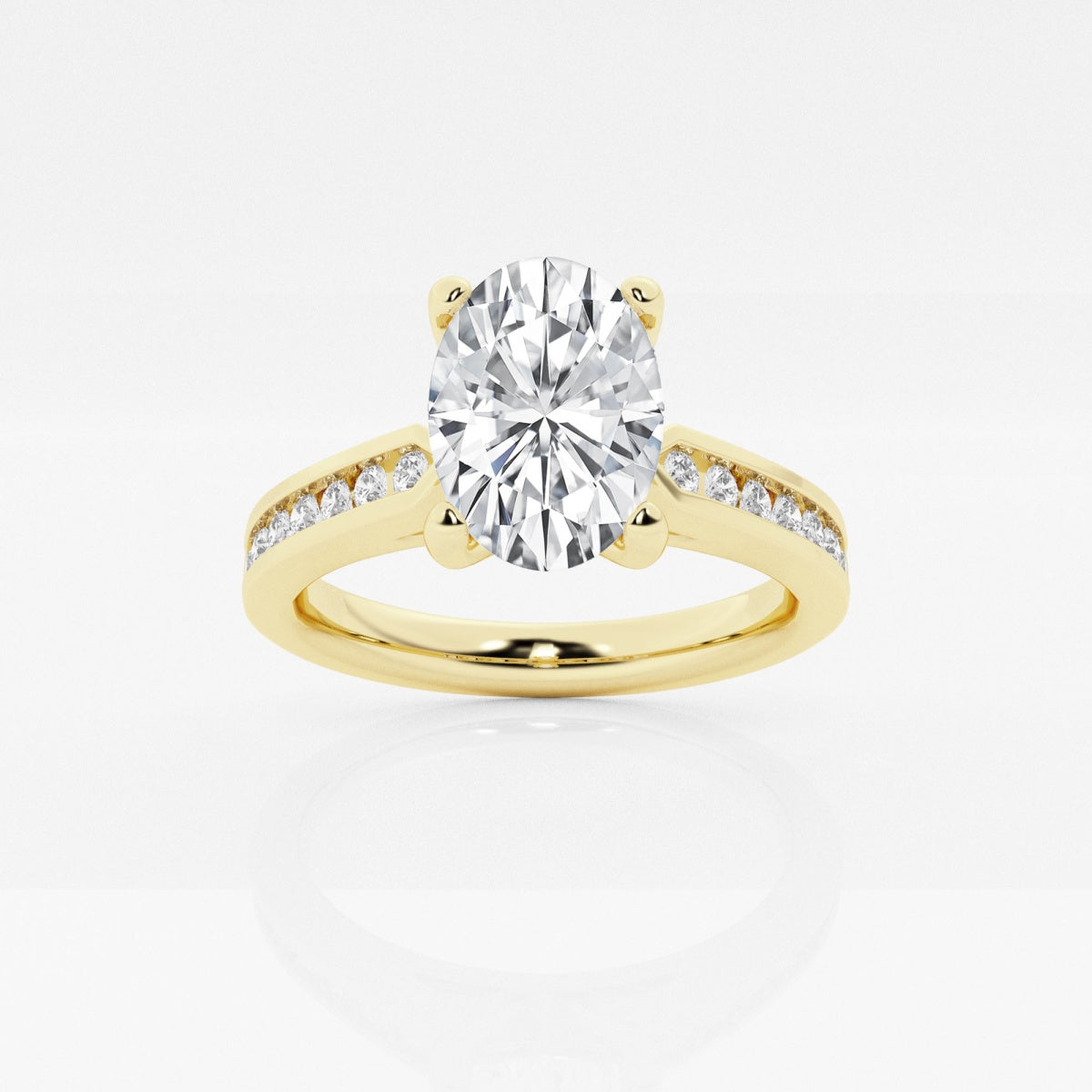 Avery - Channel Set Elegance Engagement Ring