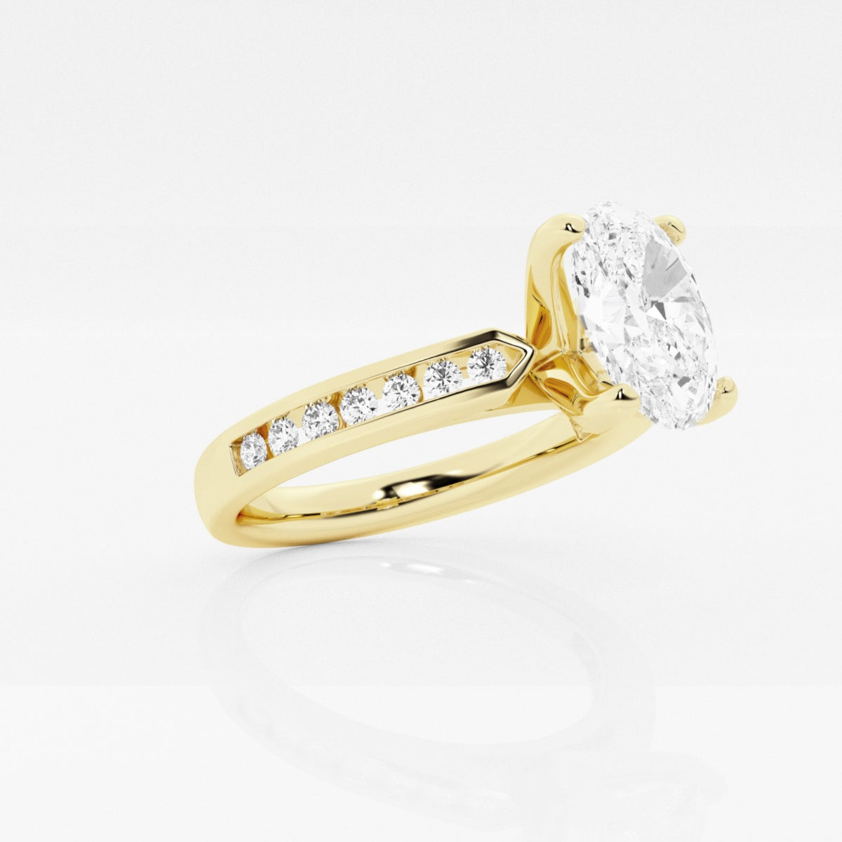 Avery - Channel Set Elegance Engagement Ring