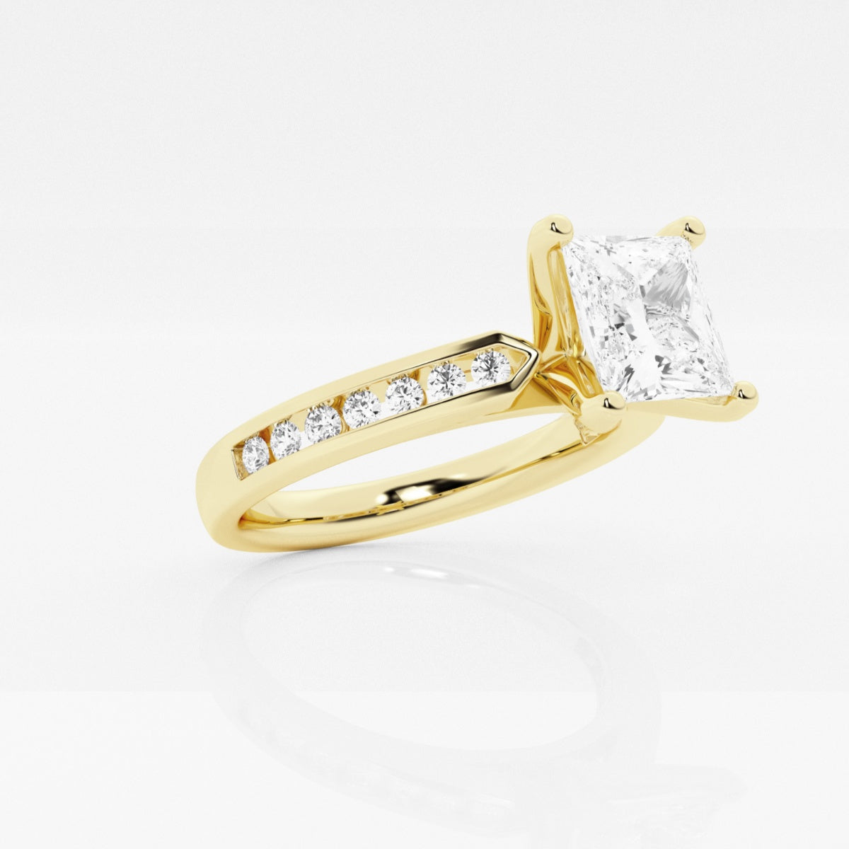 Avery - Channel Set Elegance Engagement Ring