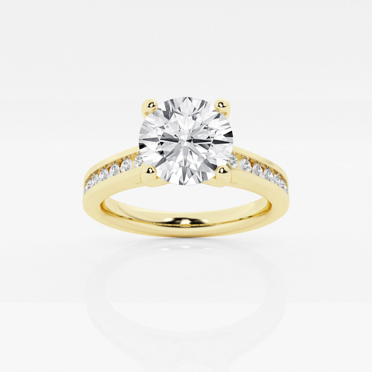 Avery - Channel Set Elegance Engagement Ring