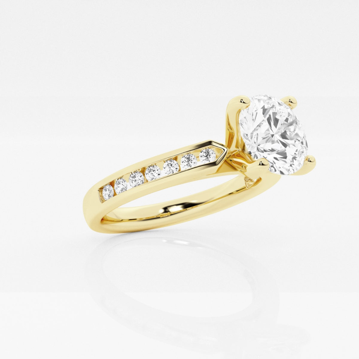 Avery - Channel Set Elegance Engagement Ring