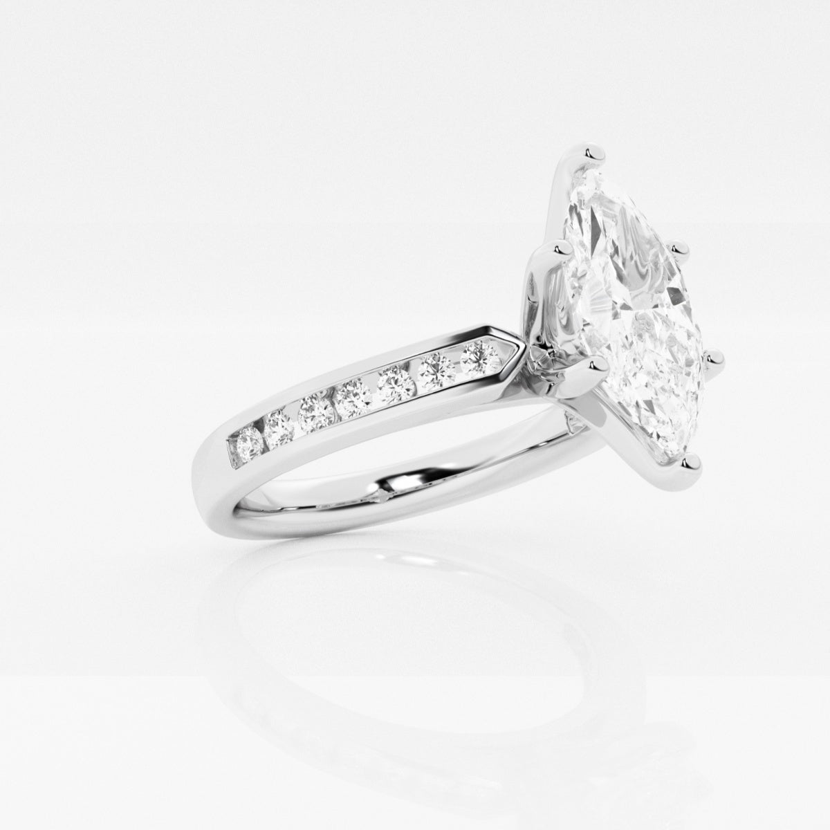 Avery - Channel Set Elegance Engagement Ring