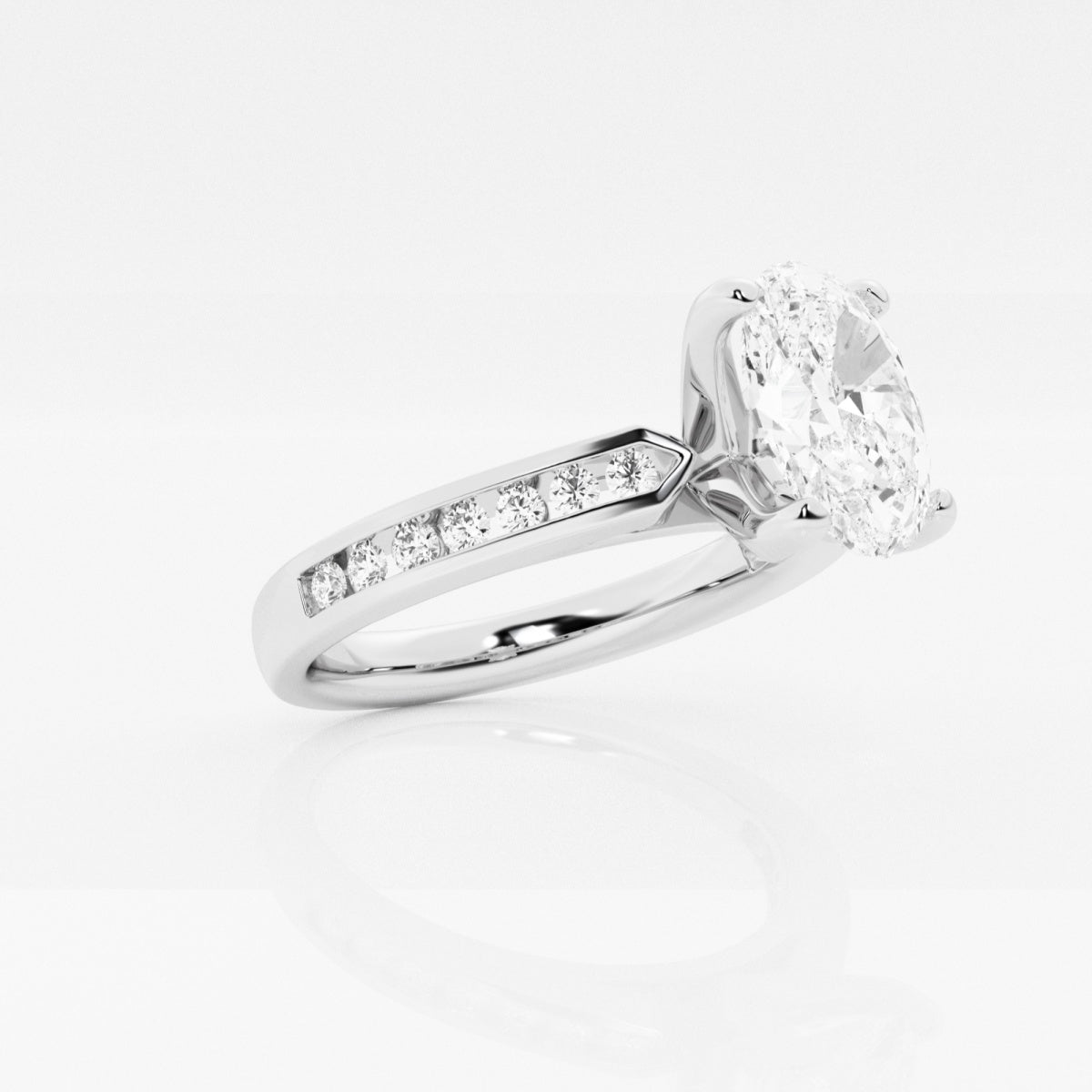 Avery - Channel Set Elegance Engagement Ring