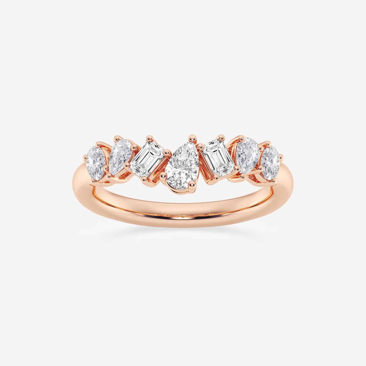 Eleanor - Contoured Multi-Shape Design Rings