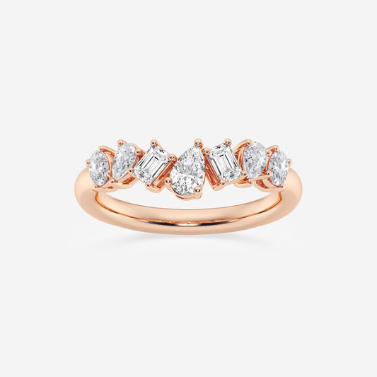 Eleanor - Contoured Multi-Shape Design Rings