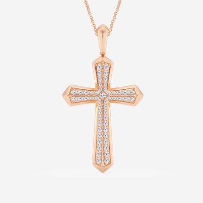 Caleb - Double-Row Cross Design Necklaces