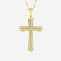 Caleb - Double-Row Cross Design Necklaces